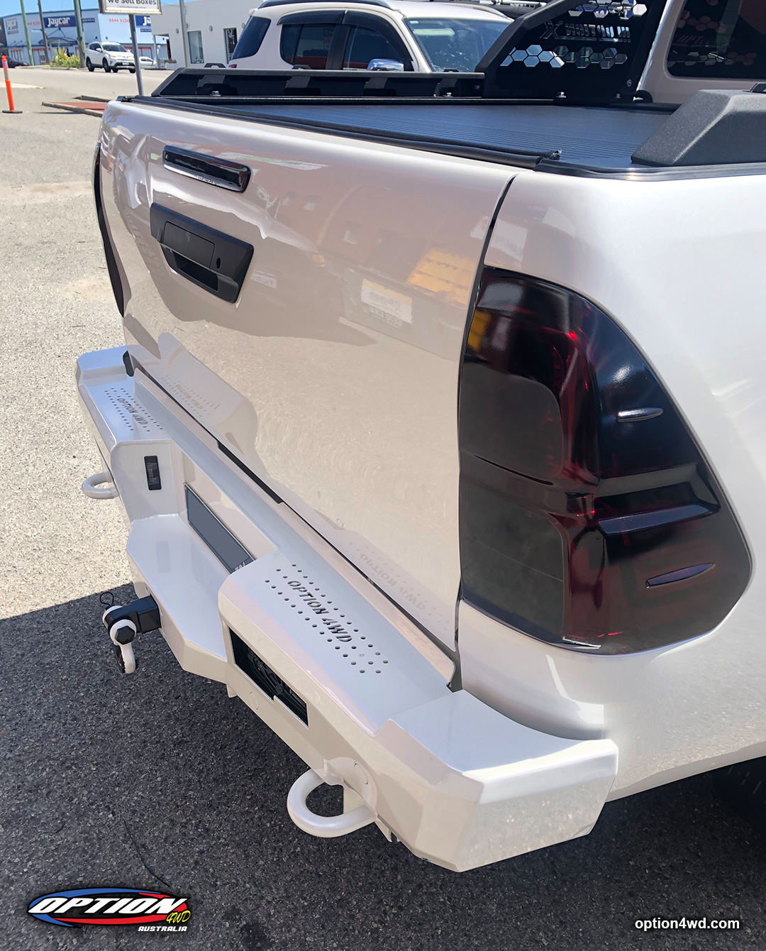 OPTION 4WD FIGHTER REAR BAR - TOYOTA HILUX REVO ROCCO (5/2018-8/2020)