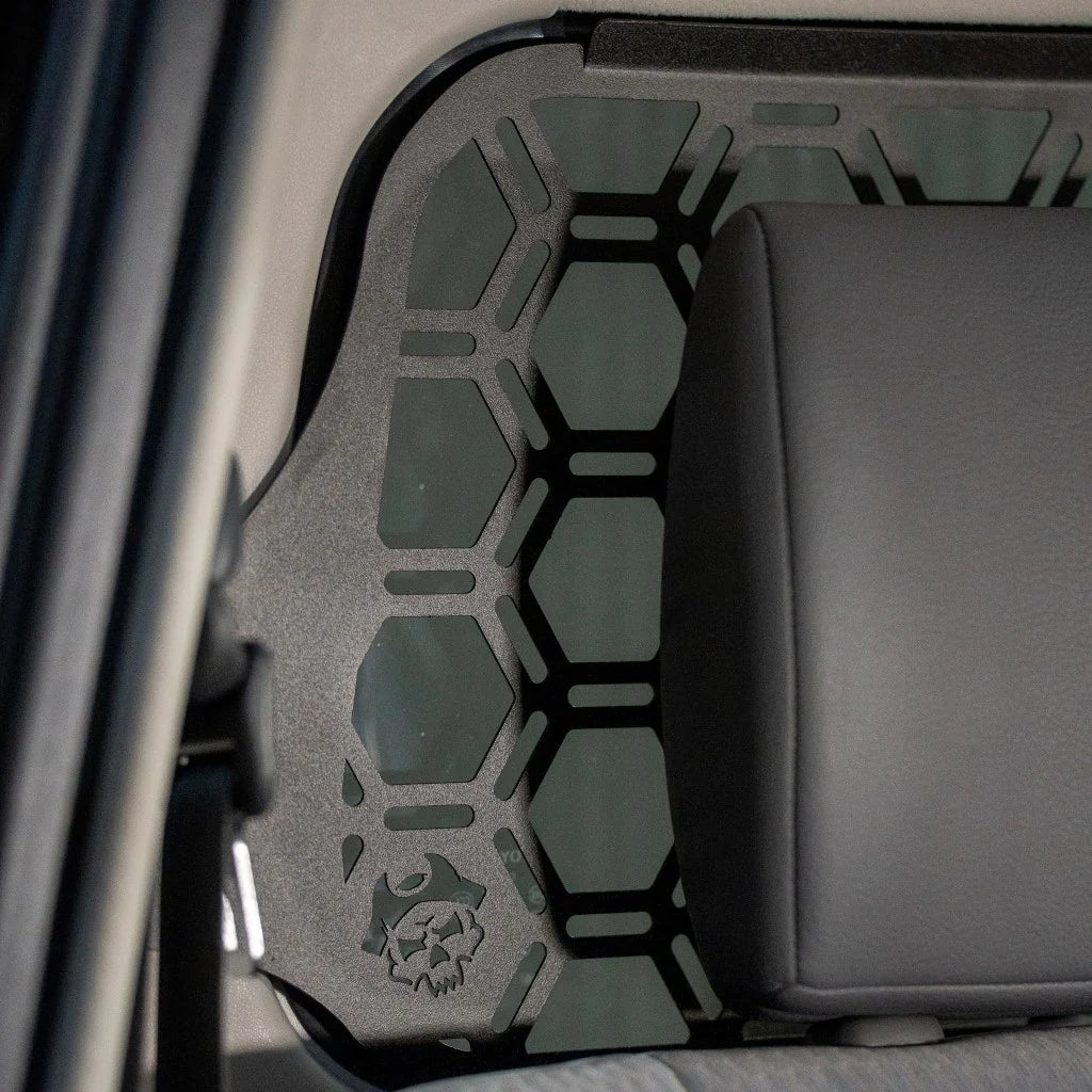 Toyota LandCruiser 79 Series Dual Cab Rear Molle Window Panel - Pirate Camp Co