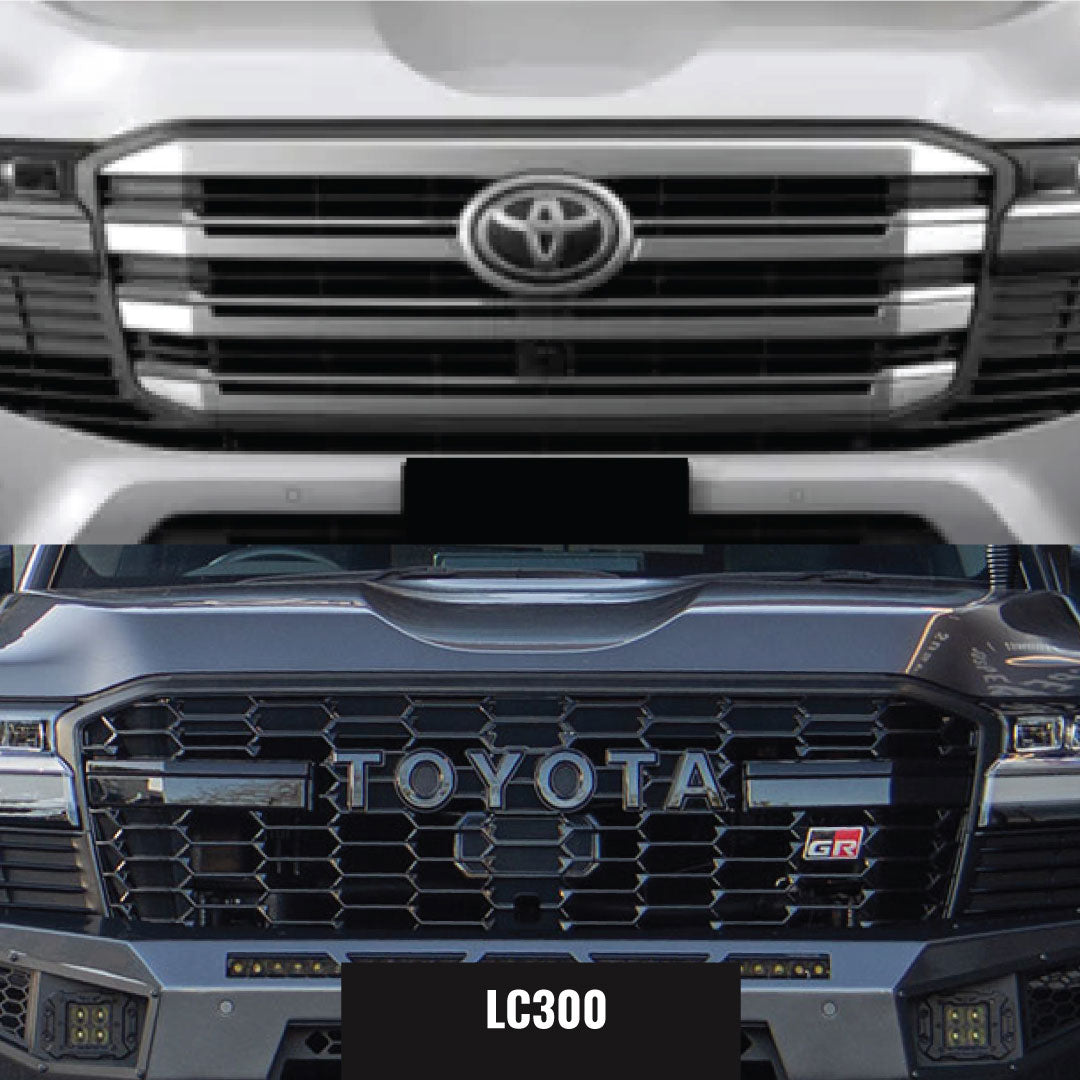 Toyota Landcrusier 300 Series - Blackout Grille Replacement (2021+)