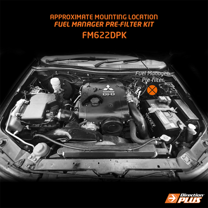 Toyota Hilux / Fortuner Fuel Manager Pre-Filter + Catch Can Kit (FMPV628DPC) - Direction Plus