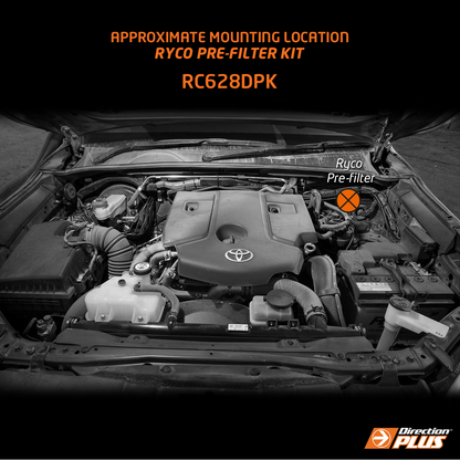Toyota Hilux N80 / Fortuner Ryco Pre-Filter Kit (RC628DPK) - Direction Plus