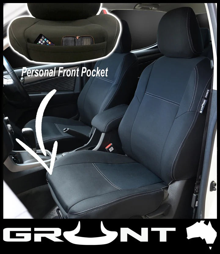 Toyota Hilux Neoprene Seat Covers 2015-2022 - Grunt 4x4