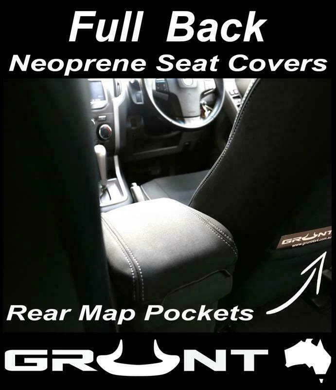 Toyota Hilux Neoprene Seat Covers 2015-2022 - Grunt 4x4