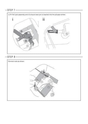 Toyota Hilux Tailgate Central Locking Kit 2018-2020 - Grunt 4x4